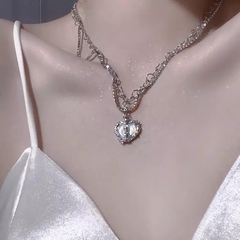 Colar infinity heart