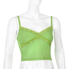 Cropped Y2K green pronta entrega na internet