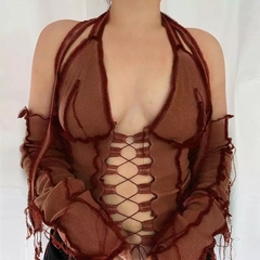 Cropped craft Y2k - comprar online