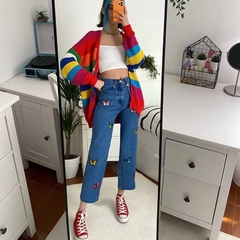 Calça Butterfly rainbow - Baby Black Shop