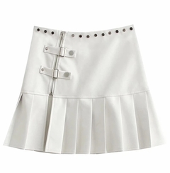 Saia couro split - comprar online