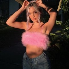 Top Furry Pink