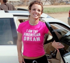 T shirt/ tube top American dream - comprar online