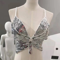 Cropped butterfly kween - comprar online
