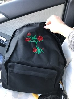 Mochila Flower - Baby Black Shop