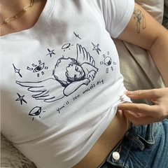 Baby Tee little angel on internet
