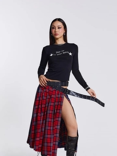 Camisa manga longa star me - Baby Black Shop