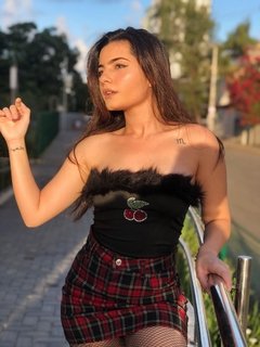 Top furry Cherry ( encomenda ) - loja online