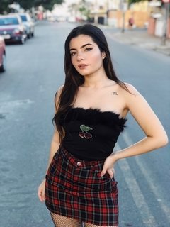 Top furry Cherry ( encomenda ) - Baby Black Shop