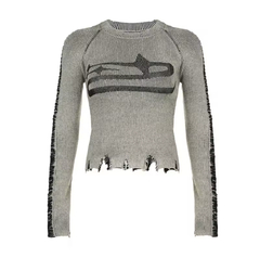 Camisa manga longa ripped