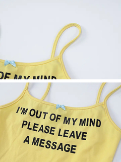Blusa out my mind - loja online
