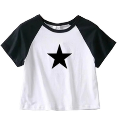 Cropped Wish Star - Baby Black Shop
