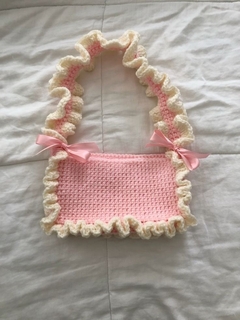 Bolsa coquette crochê ties