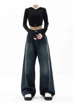 Calça jeans baggy grunge - Baby Black Shop