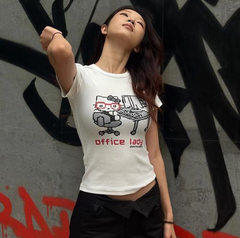 Camisa Hello Kitty Office Lady - Baby Black Shop