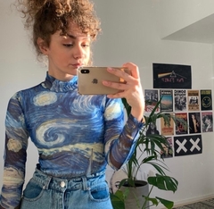 Cropped Van Gogh - Baby Black Shop