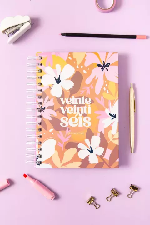 AGENDA PUNTO CERO BE POSITIVE Nº 8 NARANJA C/ESP. DIARIA 16 X 22 CM (BP2675) 7798431051885 - comprar online