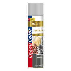 SPRAY CHEMICOLOR METALICA PRATA 350ML