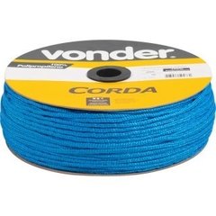 CORDA MULTIFILAMENTO TRANÇADA 6 MM X 165 M AZUL EM CARRETEL VONDER 80.53.615.011