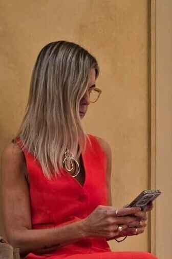 Chaleco Morena Rojo