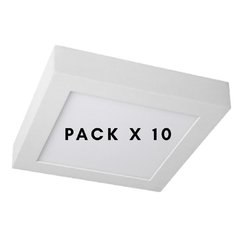 Pack x 10 plafon 18w