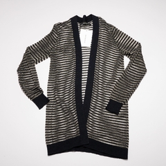 SWEATER CARDIGAN DORADO Y NEGRO ALL SAINTS