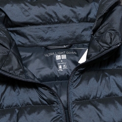 CAMPERA PUFFER AZUL LARGA UNIQLO en internet