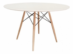 Imagen de Mesa Eames redonda Blanca