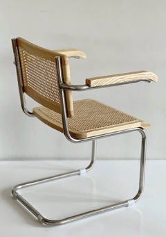 Silla Cesca Natural con apoyabrazos x 2 - comprar online