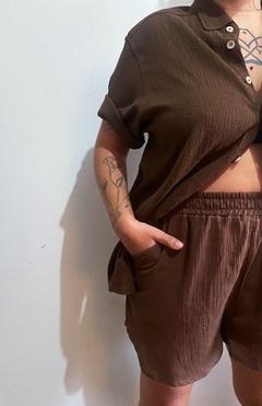 Shorts Marrom - comprar online