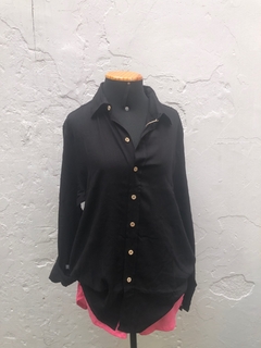 Camisa Preta Manga Longa - Urbelico