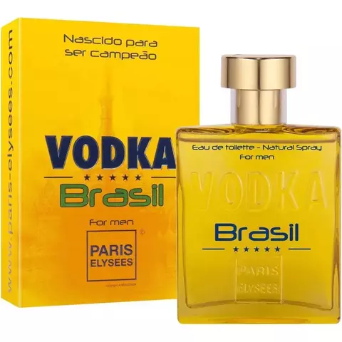 Vodka Brasil Yellow Paris Elysess - Perfume Masculino - Eau de Toilette - 100ml