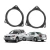 Juego De 2 Aros Adaptadores Toyota 6,5"