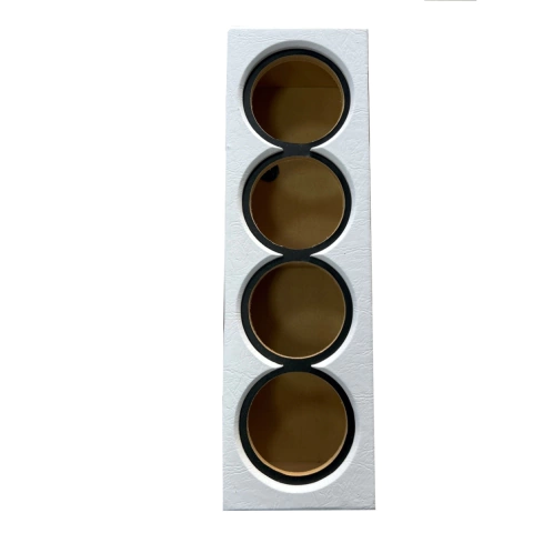 RACKERA PARA 4 MEDIOS DE 8" CON MOLDURA - comprar online