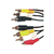 Cable 4 Rca Macho / 4 Rca Macho Con Cable De 2 Metros