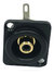 Conector Amphenol Rca Hembra Metalico Negro A Chasis - comprar online
