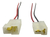 Cable Ficha Plástica De 2 Vías Conector Macho Hembra Empalme