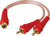 Derivador Bifurcador Y Cable 1 Rca Hembra / 2 Rca Macho 20cm en internet