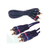 Cable 2 Rca Macho A 2 Rca Macho 6 Metros De Largo Lujo