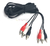 Cable 3 Rca / 3 Rca Con Cable De 2 Metros Altovolumen