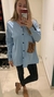 Cardigan Gaia celeste - comprar online