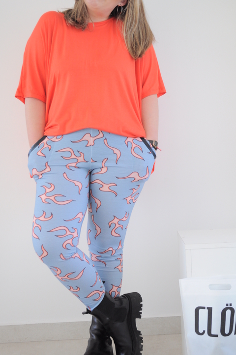 Pantalon Begonia (Celeste)