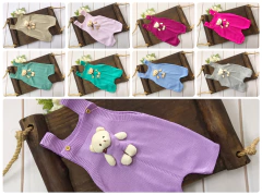 Romper Tricô Teddy - Acompanhamento de bebês