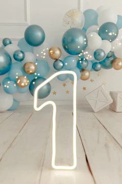 Luminária Numeral 1 "Smash the Cake" - comprar online