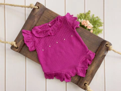 Romper Tricô Ana Clara Bebê - comprar online