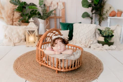 Berço Vime Atenas - Fotografia Newborn e Acompanhamento