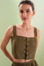 Top Rose verde - CC