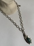 Collar Raka plateado turquesa oscuro