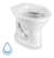 Vaso Sanitário Branco Convencional - comprar online
