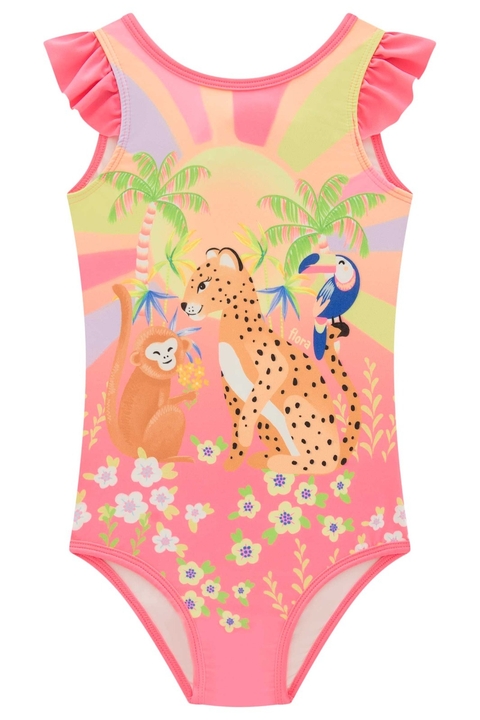 MAIO ROSA NEON INFANTI COM PROTEÇÃO UV 50+